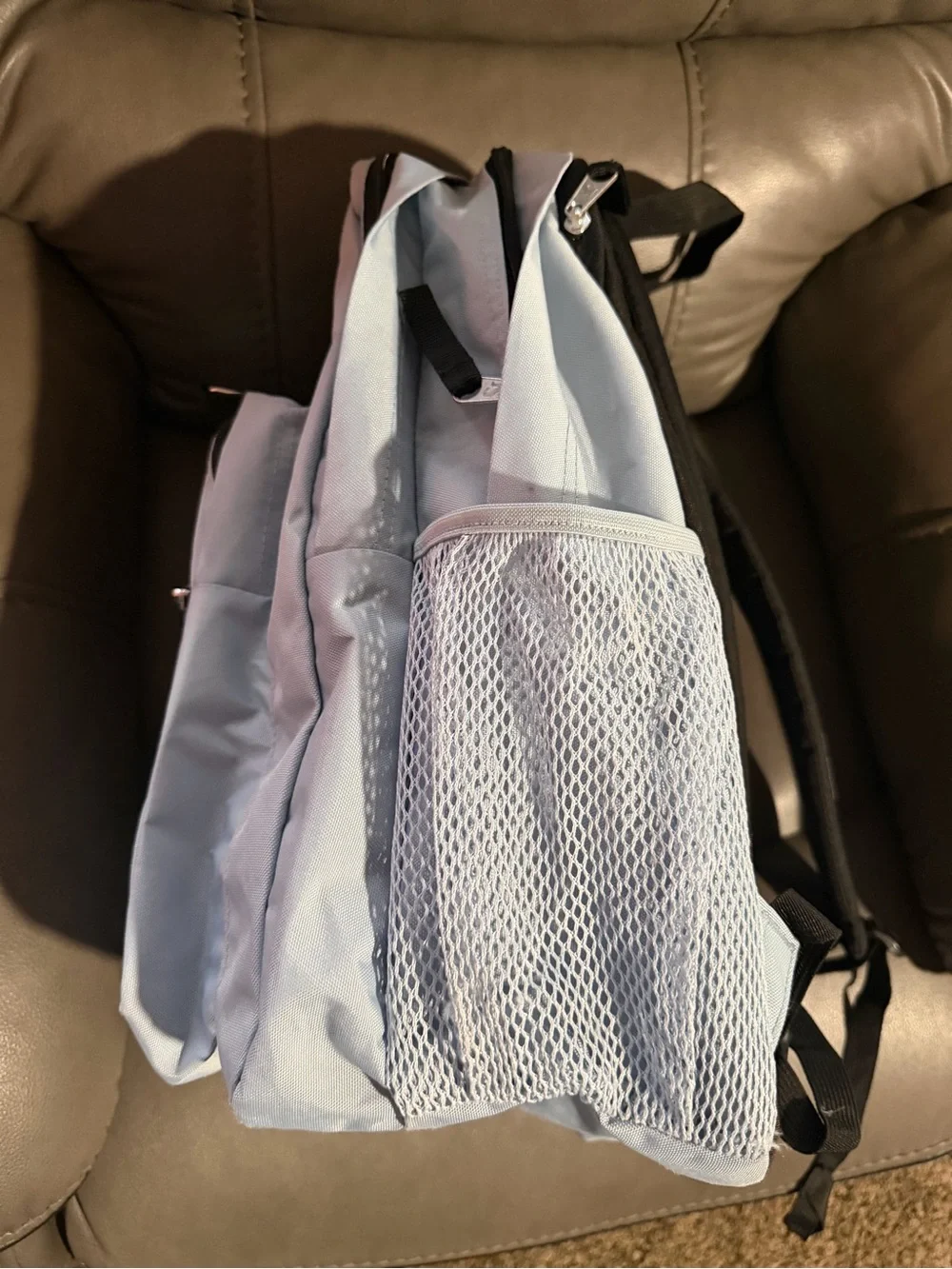 Jansport Light Blue Classic Daypack with Front Pockets